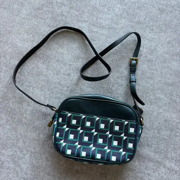 J.Crew Leather Crossbody Handbag - Picture 1 of 5